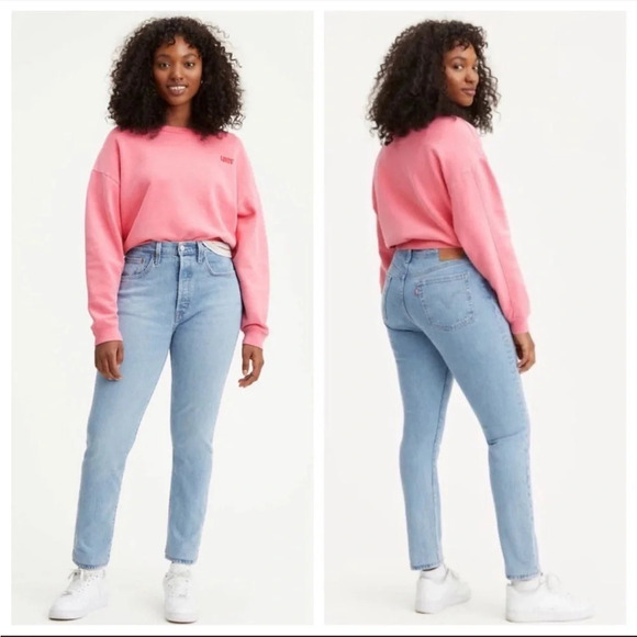 Levi’s 501 High Rise Light Wash Jeans Size 30 - Picture 1 of 6